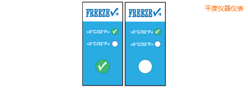 平度溫度指示標簽 冷凍檢查 Thermolabels