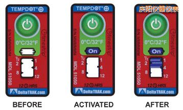 慶陽(yáng)溫度指示標(biāo)簽 累計(jì)上升時(shí)間/溫度的標(biāo)簽